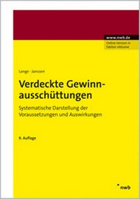 Abbildung von: Verdeckte Gewinnausschüttungen - NWB