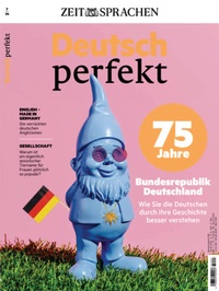 Abbildung von: Deutsch perfekt - Zeit Sprachen
