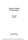 Cover: Business English f&uuml;r Personaler - Haufe-Lexware