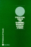 Cover: Statistical Tables - Longman