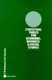 Enlarge image Cover: Statistical Tables - Longman