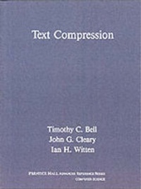 Enlarge image Cover: Text Compression - Prentice Hall