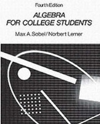 Enlarge image Cover: Algebra For College Students - Pearson