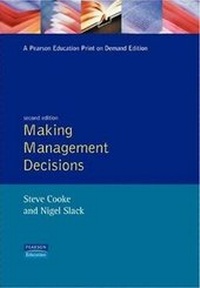 Enlarge image Cover: Making Management Decisions - Prentice Hall
