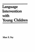 Cover: Language Intervention with Young Children - Pearson