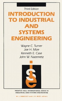 Enlarge image Cover: Introduction To Industrial And Systems Engineering - Pearson