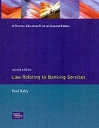 Abbildung von: Law Relating to Banking Services - Financial Times Prentice Hall