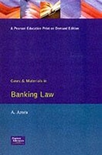 Abbildung von: Cases & Materials In Banking Law - Financial Times Prentice Hall