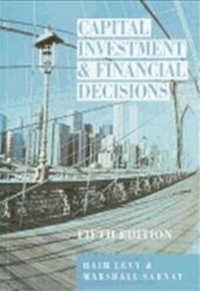 Enlarge image Cover: Capital Investment Financial Decisions - Addison Wesley