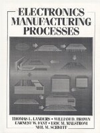 Enlarge image Cover: Electronics Manufacturing Processes - Pearson