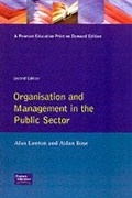 Bild: Organisation And Management In The Public Sector - Financial Times Prentice Hall