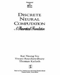 Cover: Discrete Neural Computation - Prentice Hall