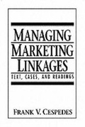 Cover: Managing Marketing Linkages - Pearson