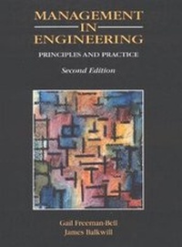 Enlarge image Cover: Management In Engineering - Addison Wesley