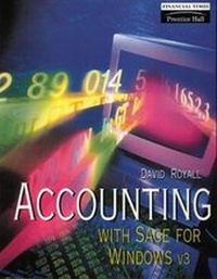 Abbildung von: Accounting With Sage For Windows - Financial Times Prentice Hall