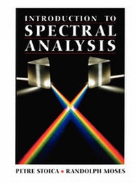 Enlarge image Cover: Introduction to Spectral Analysis - Pearson