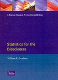 Cover: Statistics For The Biosciences - Prentice Hall