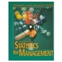 Cover: Statistics for Management - Pearson