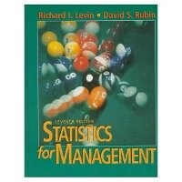 Enlarge image Cover: Statistics for Management - Pearson