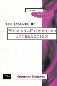 Enlarge image Cover: The Essence of Human-Computer Interaction - Prentice Hall