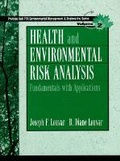 Cover: Health and Environmental Risk Analysis - Prentice Hall