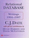 Cover: Relational Database Writings 1994-1997 - Addison Wesley