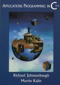 Enlarge image Cover: Applications Programming in C++ - Pearson