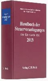 Abbildung von: Handbuch der Steuerveranlagungen 2013 - C.H.BECK