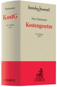 Bild vergrößern Bild: Kostengesetze: KostG - C.H.BECK