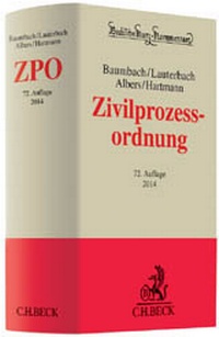 Abbildung von: Zivilprozessordnung: ZPO - C.H.BECK