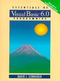 Abbildung von: Essentials of Visual Basic 6.0 Programming - Pearson
