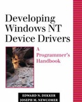 Cover: Developing Windows NT Device Drivers - Addison Wesley