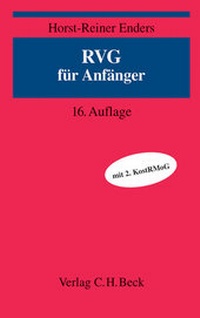Bild vergrößern Bild: RVG für Anfänger - C.H.BECK