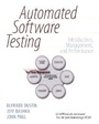 Cover: Automated Software Testing - Addison Wesley