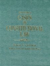 Enlarge image Cover: Cases in Constitutional Law - Pearson