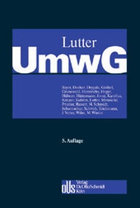Abbildung von: Umwandlungsgesetz - Otto Schmidt Verlag