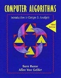 Cover: Computer Algorithms - Pearson