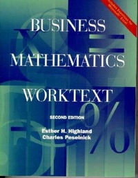 Enlarge image Cover: Business Mathematics Worktext - Pearson