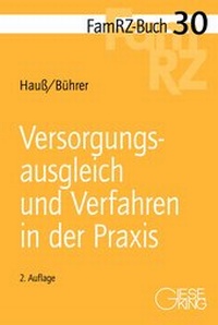 Enlarge image Cover: Versorgungsausgleich und Verfahren in der Praxis - Gieseking