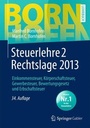 Bild: Steuerlehre 2. Rechtslage 2013 - Springer Gabler