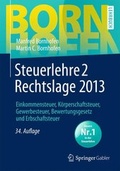 Cover: Steuerlehre 2. Rechtslage 2013 - Springer Gabler