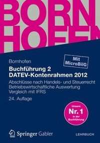 Abbildung von: Buchführung 2 DATEV-Kontenrahmen 2012 - Springer Gabler