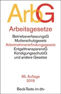 Cover: Arbeitsgesetze: ArbG - dtv