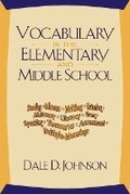 Cover: Vocabulary in the Elementary and Middle School - Pearson