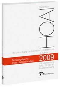Abbildung von: HOAI 2009 - Rudolf Müller Verlag