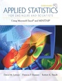 Cover: Applied Statistics for Engineers and Scientists: Using Microsoft Excel & Minitab - Pearson