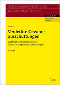 Abbildung von: Verdeckte Gewinnausschüttungen - NWB