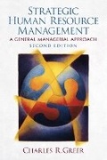 Cover: Strategic Human Resource Management - Pearson
