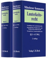 Bild vergrößern Bild: Münchener Kommentar zum Lauterkeitsrecht (UWG) - C.H.BECK