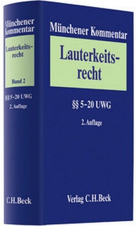 Abbildung von: Münchener Kommentar zum Lauterkeitsrecht - C.H.BECK